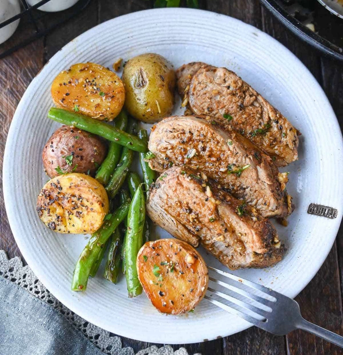 Garlic Dijon Pork Medallions