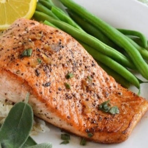 Blackened Salmon with Cauliflower Rice